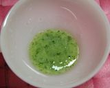 初めての離乳食♡おかゆ＋ほうれん草作り方6写真