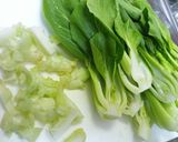付け合せに最高！冷たいチンゲン菜作り方3写真