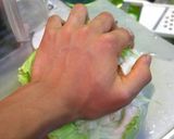 ■カニカマで本格中華！レタスの蟹あんかけ作り方5写真