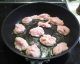 はんぺんとカニカマのふわふわ焼き作り方4写真