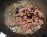 焼きのり入りの、もやしの挽き肉炒め作り方2写真