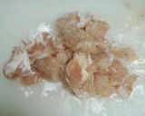 鶏肉ときゅうりのごまだれがけ。作り方1写真