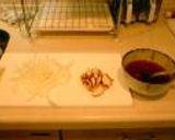 月見カレーうどん作り方1写真
