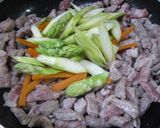 豚肉とアスパラのにんにく&醤油炒め作り方6写真