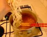 月見カレーうどん作り方5写真