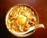 月見カレーうどん作り方7写真