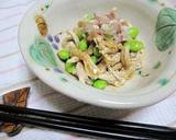 ポン酢(柚子まろか)でささみ＆枝豆の冷奴作り方6写真