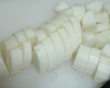大根とツナの煮物。作り方1写真