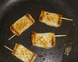 お弁当に✿竹輪でなんちゃってイカ焼き作り方4写真