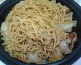 タジン鍋で焼きそば作り方4写真