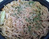 タジン鍋で焼きそば作り方5写真