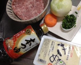 めんつゆの素de簡単☆和風・麻婆豆腐♪作り方1写真