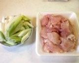 鶏胸肉と長ネギの治部煮風作り方1写真