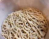 流水麺で本格山菜蕎麦作り方2写真
