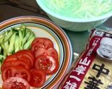 。ஐஃ肉味噌で簡単☆ジャージャー麺。ஐஃ作り方3写真