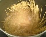 緑黄色野菜カルボナーラ風スパゲティー作り方3写真