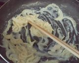 ハムとキャベツ♪DE♪クリームパスタ作り方4写真
