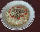 ハムとキャベツ♪DE♪クリームパスタ作り方8写真
