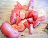 夏を惜しむトマトと青じその冷製パスタ作り方3写真