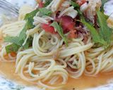 夏を惜しむトマトと青じその冷製パスタ作り方7写真