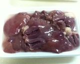 鶏レバーのにんにく塩こうじ炒め作り方1写真