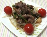 鶏レバーのにんにく塩こうじ炒め作り方6写真