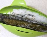 ルクエスチームで作る黒鯛の塩釜蒸し作り方6写真