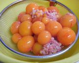 鶏のキンカン（玉ひも）＊甘辛しょうが煮作り方1写真