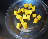 かぼちゃの白玉団子（高齢者・介護食にも）作り方1写真