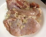 揚げないガーリックチキンカツ作り方1写真