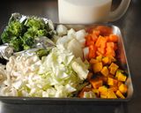 九陽*お野菜たっぷり豆乳スープ*作り方1写真
