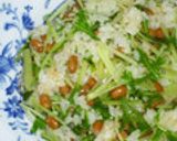 小松菜と納豆のお手軽炒飯作り方6写真