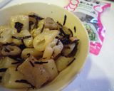 お弁当にも！塩昆布の簡単こんにゃく炒め作り方4写真