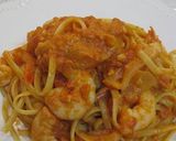 ＊海老のトマトクリームパスタソース＊作り方10写真