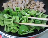 鶏もも肉とピーマンの甜麵醤炒め☆彡作り方4写真