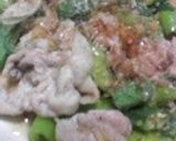 豚肉、ピーマン、オクラ、青唐辛子炒め作り方4写真