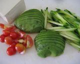 豆腐とアボカドの柚子ドレッシングサラダ作り方1写真