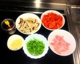 フレッシュトマトたっぷりのペペロンチーノ作り方1写真