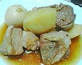 豚バラ肉と☆じゃが芋のコチュジャン煮込み作り方2写真