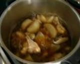 骨付き鶏肉の煮物作り方4写真