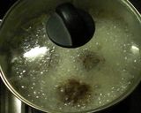 乾シイタケとゴボウの煮しめ；精進料理風。作り方13写真