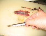 小イワシの梅肉挟み天　作り方2写真