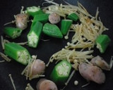 ＊おくらのさっぱり風炒め物＊作り方2写真