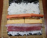 ＊　海鮮太巻き寿司　＊作り方5写真