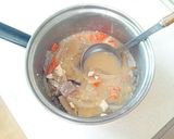 いつもの味噌汁から味噌煮込みうどん作り方1写真