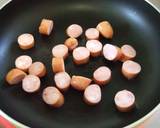 子供大喜び♡海苔＆ウインナーの十六穀ご飯作り方3写真