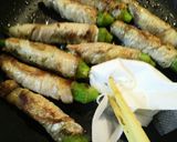 オクラの豚肉巻☆照り焼き味作り方3写真