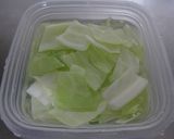 キャベツわかめじゃこにポン酢作り方1写真