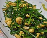 花ニラ(韮菜花)の豚肉巻き作り方5写真