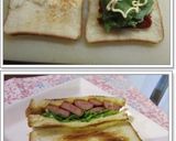 うまうま～♪*フランクのホットサンド*作り方5写真